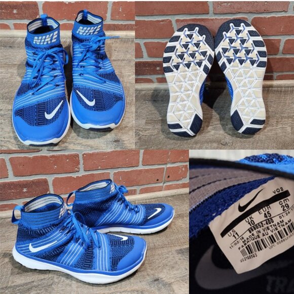 Nike Free Train Blue Shoes Mens Sneaker Mens Size 11 Mens 11 Nike - Picture 1 of 9